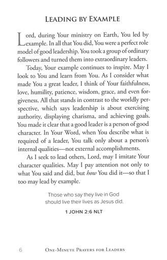 One-Minute Prayers for Leaders - Divine Touch