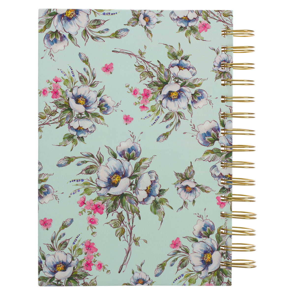 Give Thanks to the Lord White Lace Wirebound Journal - Divine Touch