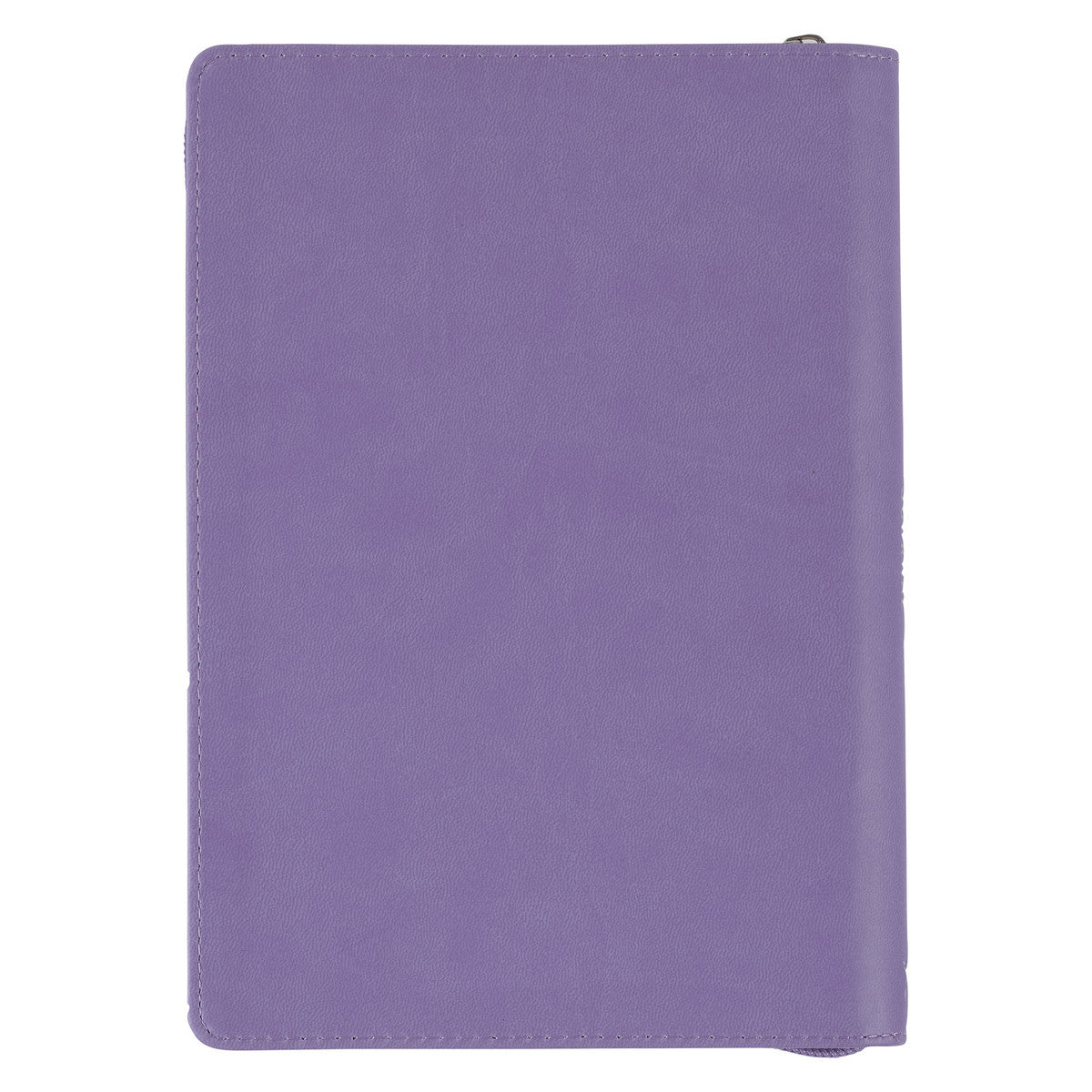 Be Still Purple Pasture Faux Leather Journal with Zippered Closure - Divine Touch 