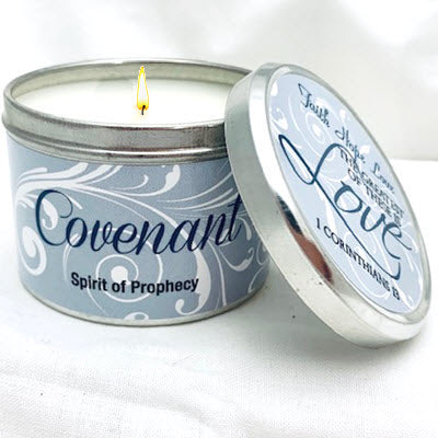 COVENANT SCRIPTURE TIN - "THE GREATEST OF THESE IS LOVE" - Divine Touch 