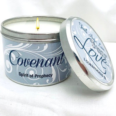 COVENANT SCRIPTURE TIN - "THE GREATEST OF THESE IS LOVE"